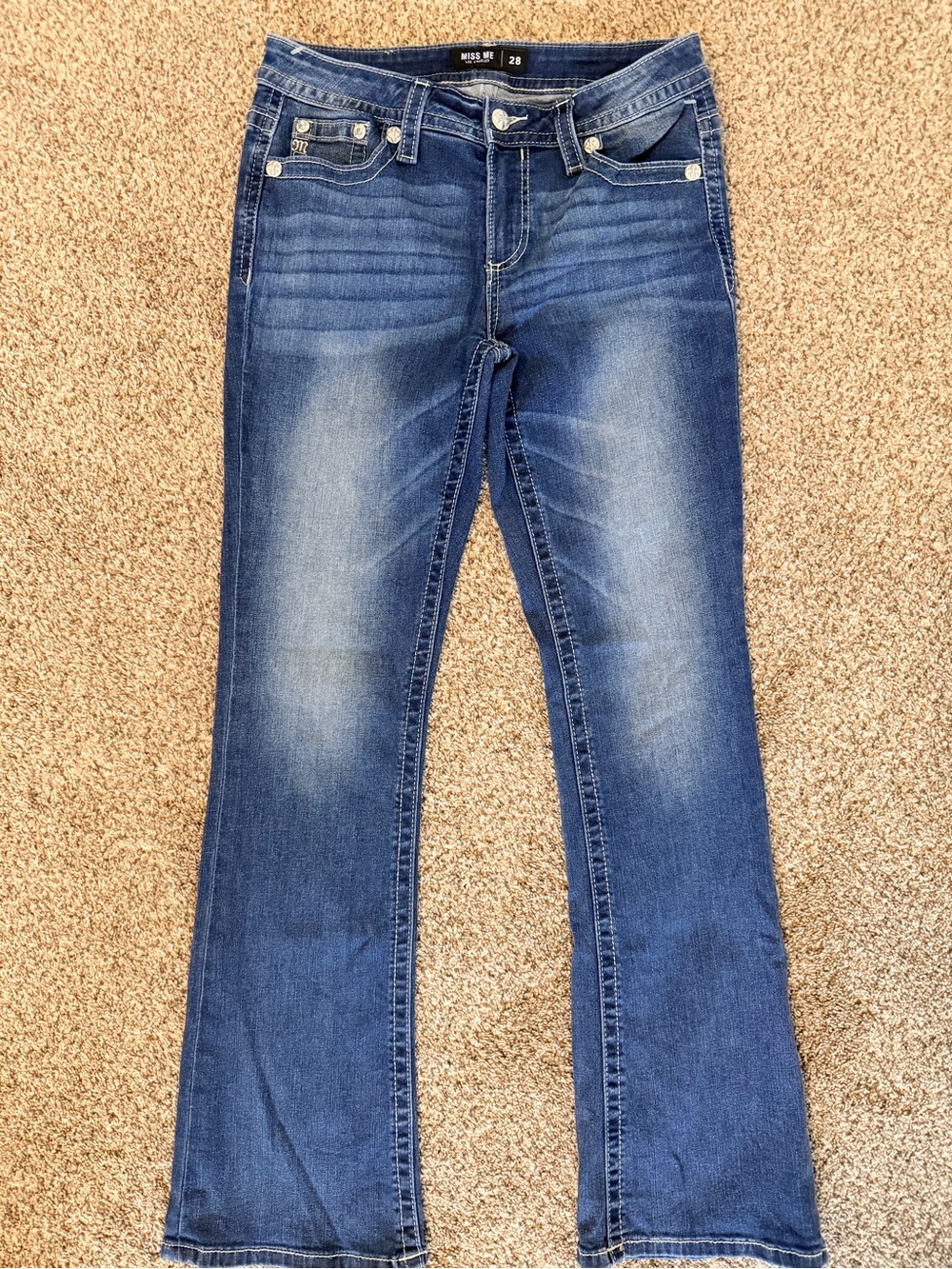 Miss Me Blue Boot Cut Jeans